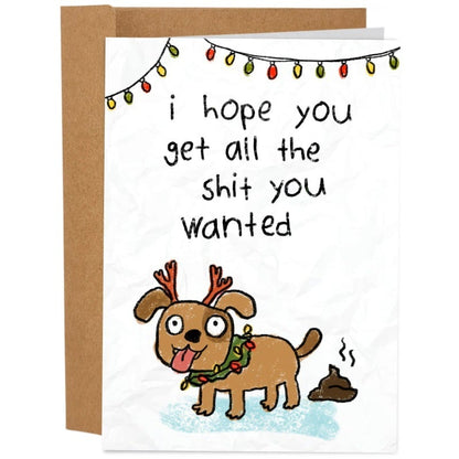 🎄Christmas Hot Sale 48% OFF🎅Greetings Funny Inappropriate Christmas Card 9-Piece Set