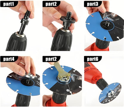🔥 Last Day 49% OFF👍Electric Drill Angle Grinder Connecting Rod Set