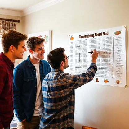 🔥Christmas Early Sale 49% Off🎁Christmas Word Search Poster(🎉Giant 36"x24" Wall Game)
