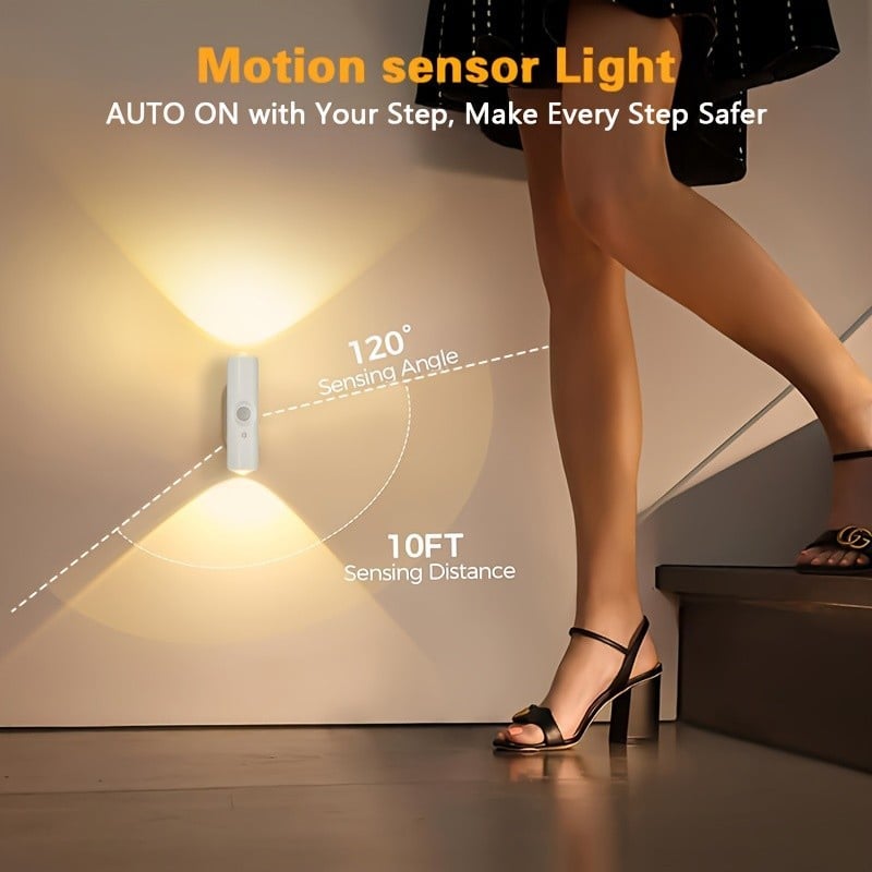 Last Day 49% OFF🔥Rechargeable Smart LED Motion Sensor Ambient Light