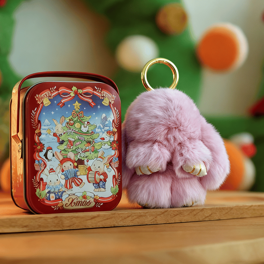 🎁Last Day Sale 49% OFF🐰 Handmade Soft Bunny PomPom Charms