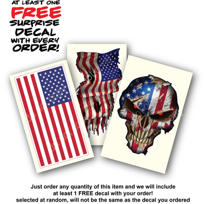 Reflective Eyes Eagle Decal – Patriotic USA Flag Vinyl Sticker for Cars & Trucks