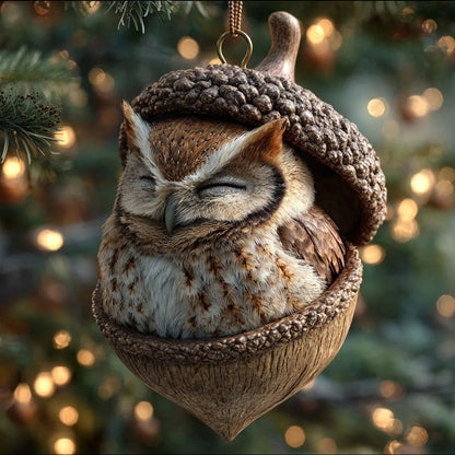 🎁❤️ Forest Animal Acorn Ornaments – Cozy Forest Christmas Ornaments