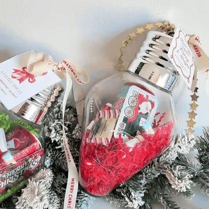 🔥Last Day 49% OF🎄Christmas Bulb Gift Jar💡Festive Ornament & Perfect Gift