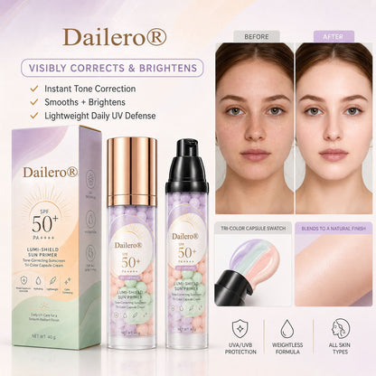 Dailero® Three-Color Protective Isolation Cream with SPF 50 Coverage