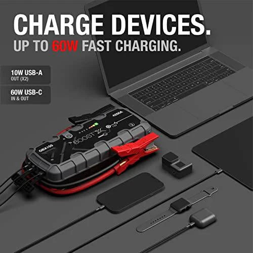 🔥Easter Sale: 80% OFF💥- Boost X GBX155 4250A Jump Starter for 10.0L Gasoline and 8.0L Diesel Engines