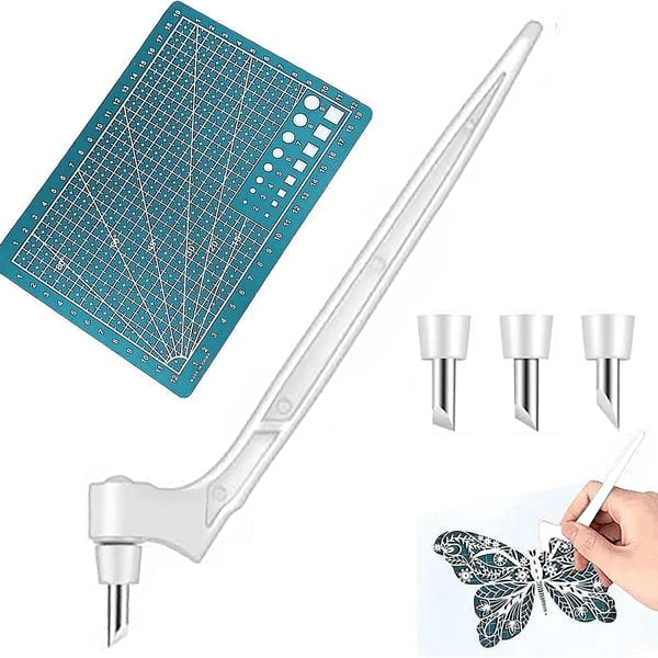 🔥LAST DAY 50% OFF - ✍️Craft Cutting Tools with 3 Interchangeable Blades (15°/30°/45°)
