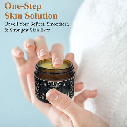 🍊This Week's Special Price 🎁Organic Grass-Fed Beef Tallow Balm with Raw Honey