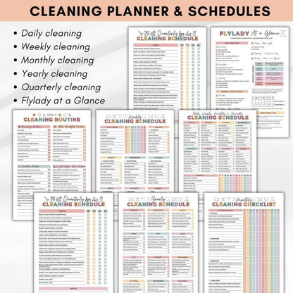 🎁Last Day 49% OFF📚ADHD Cleaning Planner Bundle