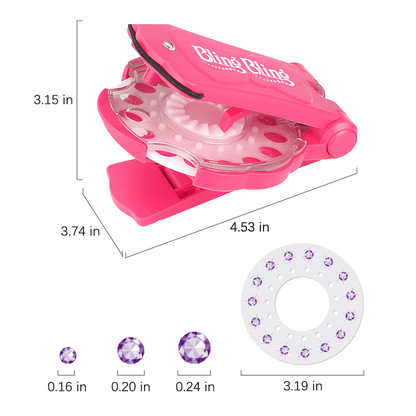 🔥Last Day 49% OFF - 💎Glitter Diamond Styling Tools Hair Gemstone Styling Set