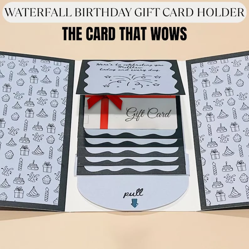 🎄 60K+ SOLD! 🎁✨ Christmas Gift Card Holder Book – Handmade Holiday Surprise, Festive Design & Heartfelt Gifting Magic 🎅