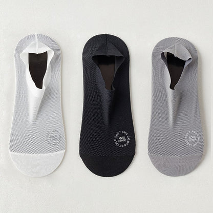 🔥 6-Pair Invisible Grip Socks Pack 🧦 – Breathable Low-Cut Anti-Slip Sweat-Absorbing Design