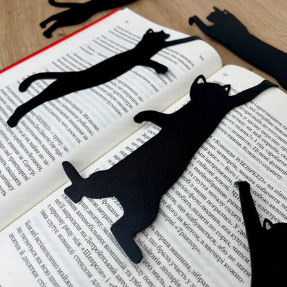 ⏰Christmas Sale 49% OFF🎄😹5Pcs Metal Cat bookmark