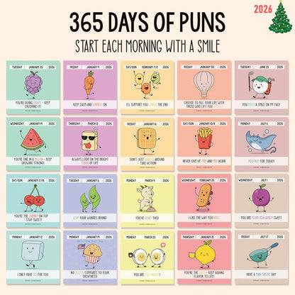 🔥Last Day 49% OFF✨2026 Punny Motivational Desk Calendar📅