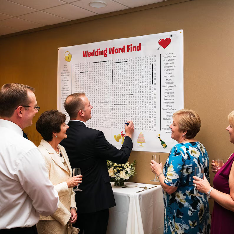🔥Christmas Early Sale 49% Off🎁Christmas Word Search Poster(🎉Giant 36"x24" Wall Game)