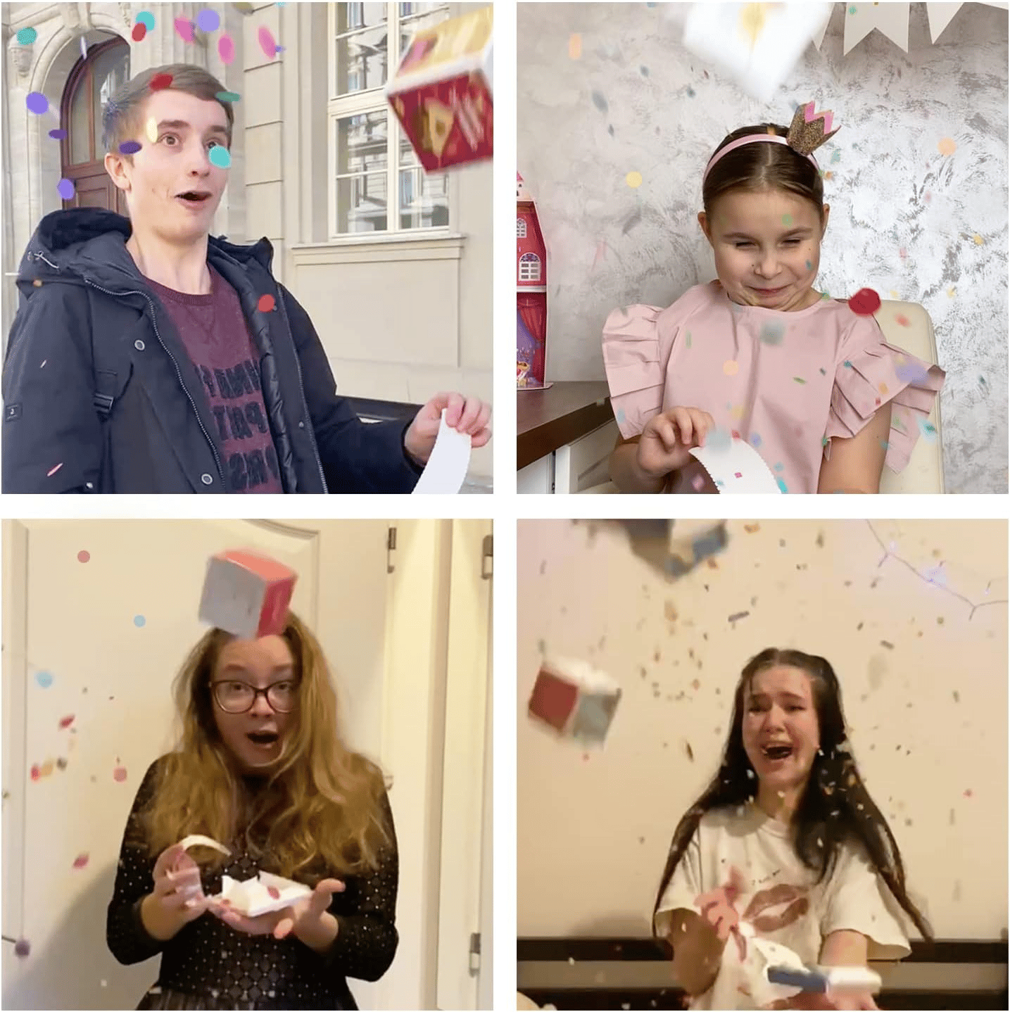 ✨Christmas Exploding Confetti Surprise Card – Pop-Up Joy in Every Envelope 🎄✨