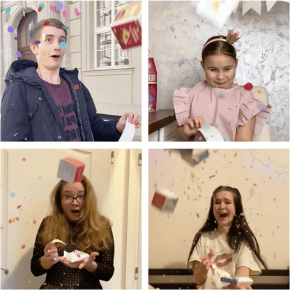 ✨Christmas Exploding Confetti Surprise Card – Pop-Up Joy in Every Envelope 🎄✨