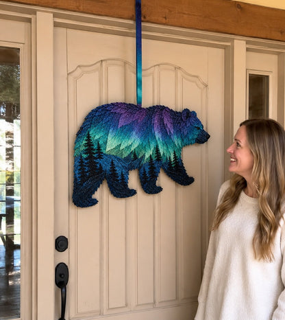 🐺Last Day 49% OFF - 🌌🐺Northern Lights Wildlife DIY Patchwork Kit