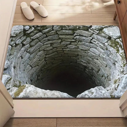 🔥Last Day 49% OFF👍Visual Illusion Endless Abyss Pattern HD Printed Non-Slip Doormat