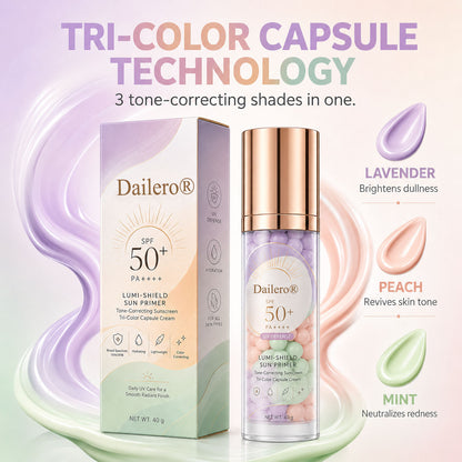 Dailero® Three-Color Protective Isolation Cream with SPF 50 Coverage