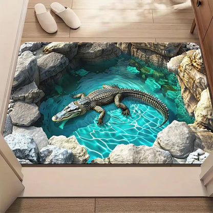 🔥Last Day 49% OFF👍Visual Illusion Endless Abyss Pattern HD Printed Non-Slip Doormat