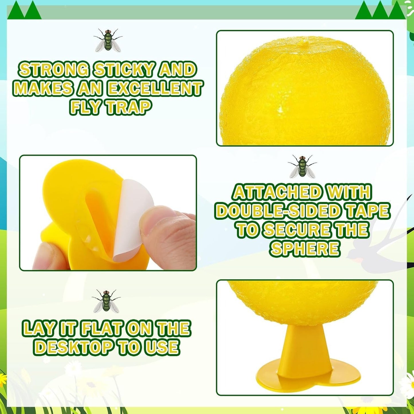 🦟Sticky balls fly catchers | Create a pest-free comfort zone✨