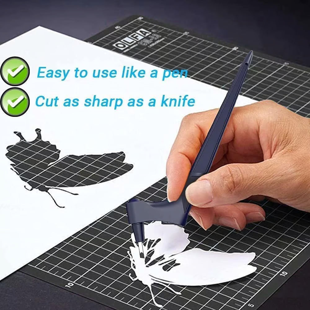 🔥LAST DAY 50% OFF - ✍️Craft Cutting Tools with 3 Interchangeable Blades (15°/30°/45°)