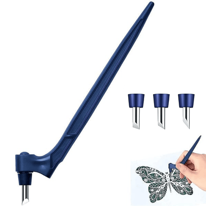 🔥LAST DAY 50% OFF - ✍️Craft Cutting Tools with 3 Interchangeable Blades (15°/30°/45°)