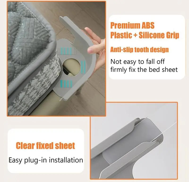 🔥Hot Sale 49% off🌟🛌 Summervibes-Lock Sheet Holders Set of 4