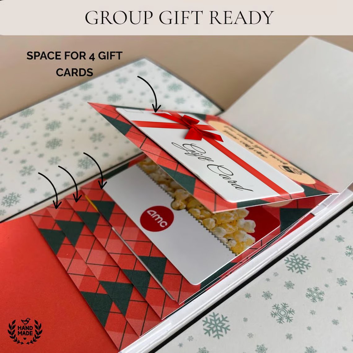 🎄 60K+ SOLD! 🎁✨ Christmas Gift Card Holder Book – Handmade Holiday Surprise, Festive Design & Heartfelt Gifting Magic 🎅