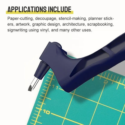🔥LAST DAY 50% OFF - ✍️Craft Cutting Tools with 3 Interchangeable Blades (15°/30°/45°)