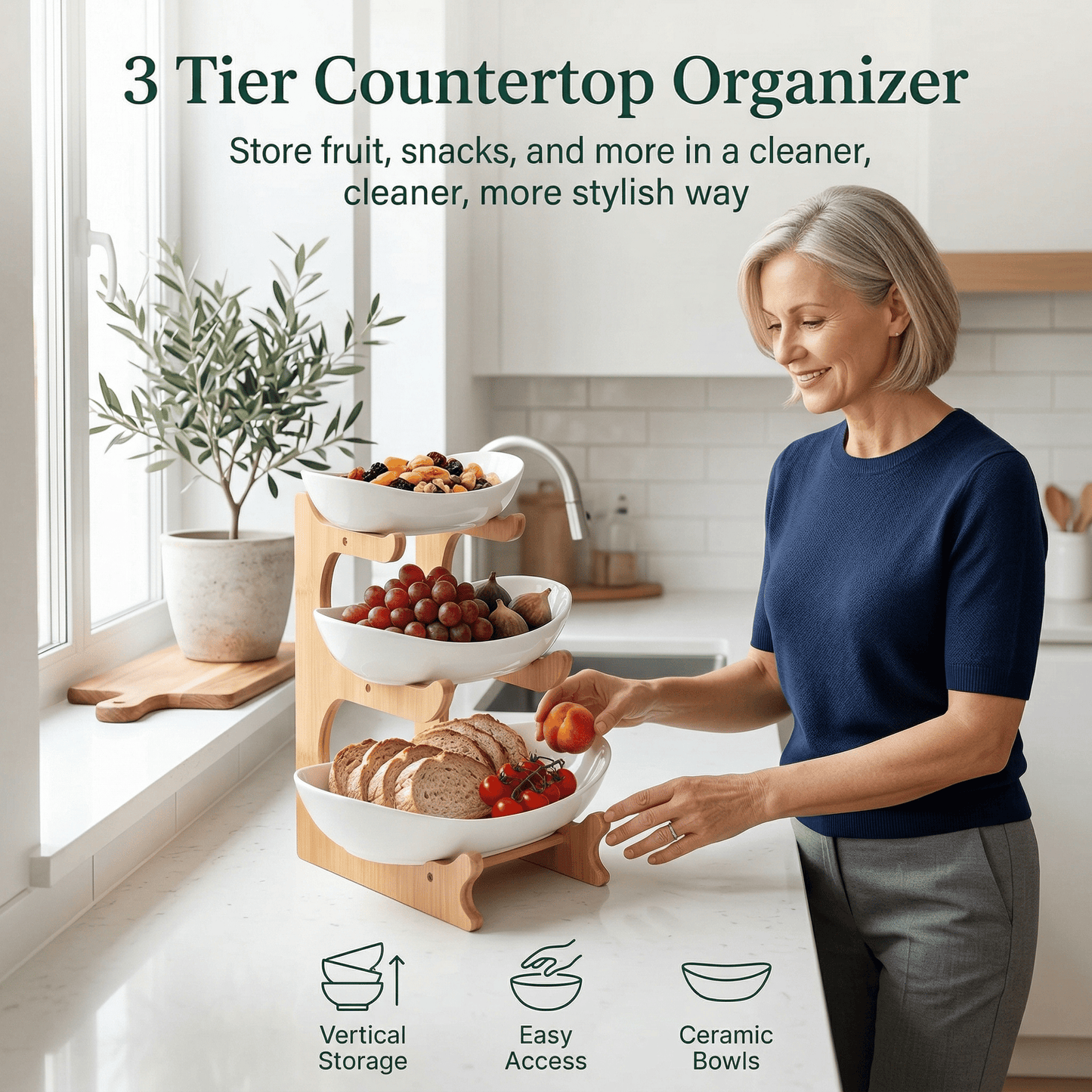 🎉LAST DAY 49% OFF -🔥✨3 Tier Countertop Organizer