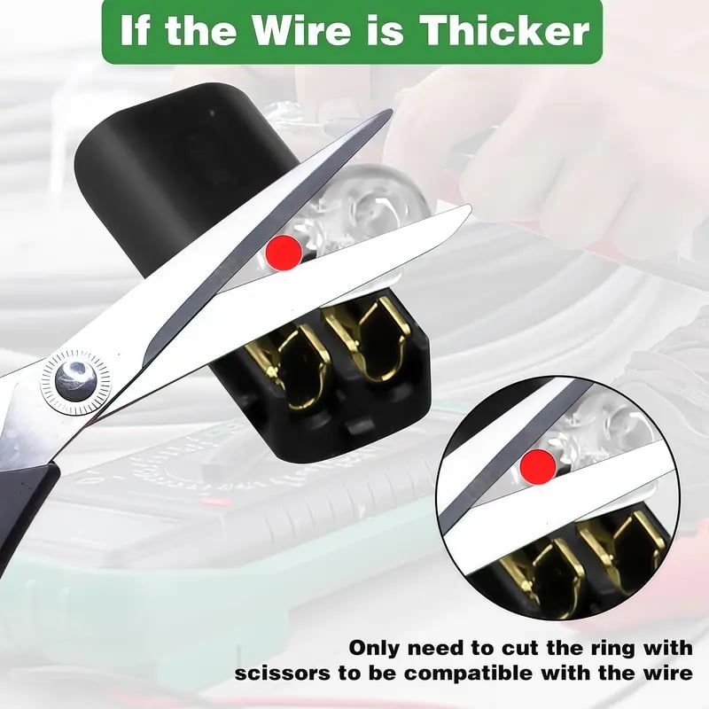 Last Day 49% OFF🔧Double-Wire Plug-in Connector Led Light Strip Connectors 2 Pin⚙️