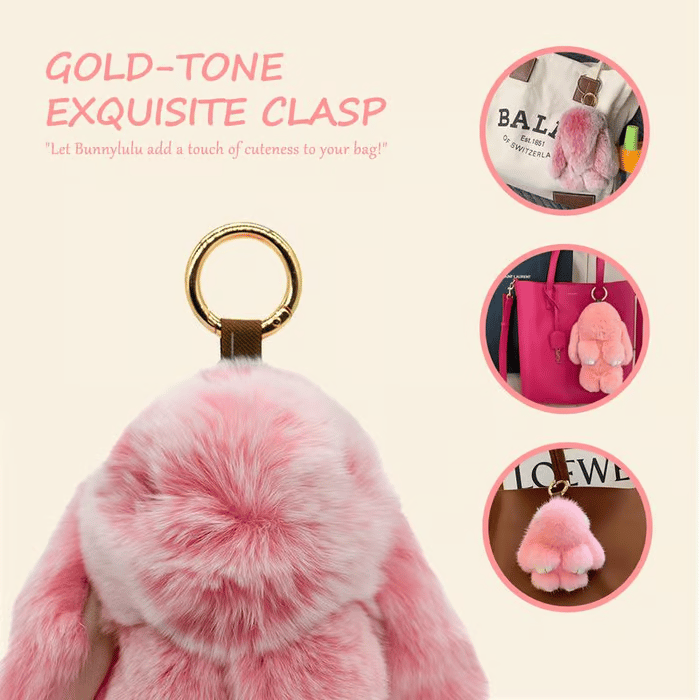 🎁Last Day Sale 49% OFF🐰 Handmade Soft Bunny PomPom Charms