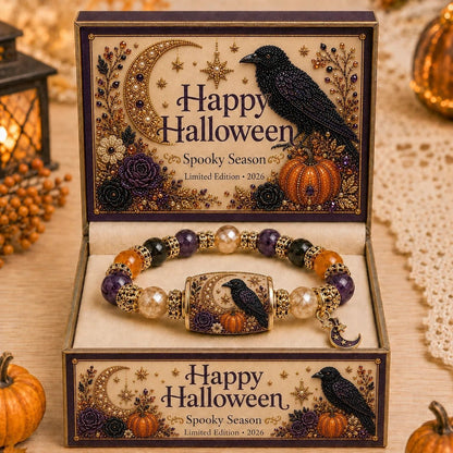 🎃🎃 Limited Edition Halloween Beaded Bracelet Set | Spooky Cute Gift Jewelry🎁