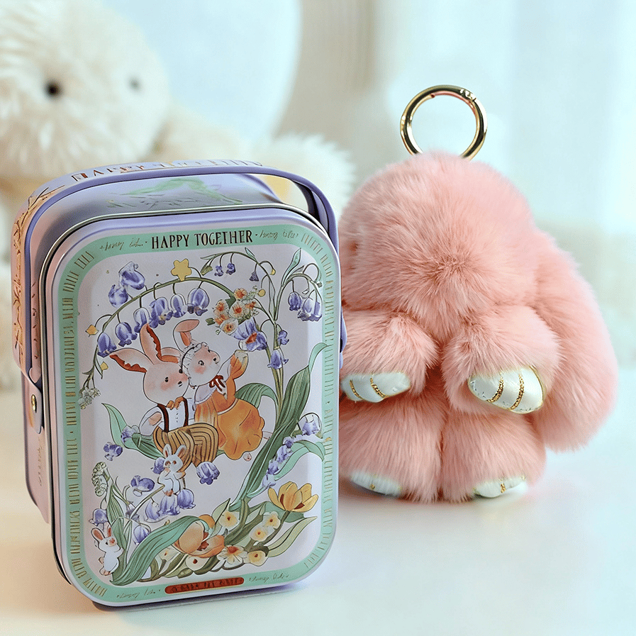 🎁Last Day Sale 49% OFF🐰 Handmade Soft Bunny PomPom Charms