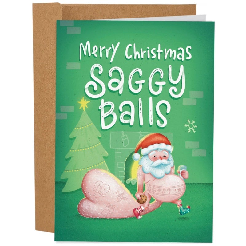 🎄Christmas Hot Sale 48% OFF🎅Greetings Funny Inappropriate Christmas Card 9-Piece Set