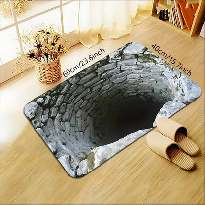 🔥Last Day 49% OFF👍Visual Illusion Endless Abyss Pattern HD Printed Non-Slip Doormat
