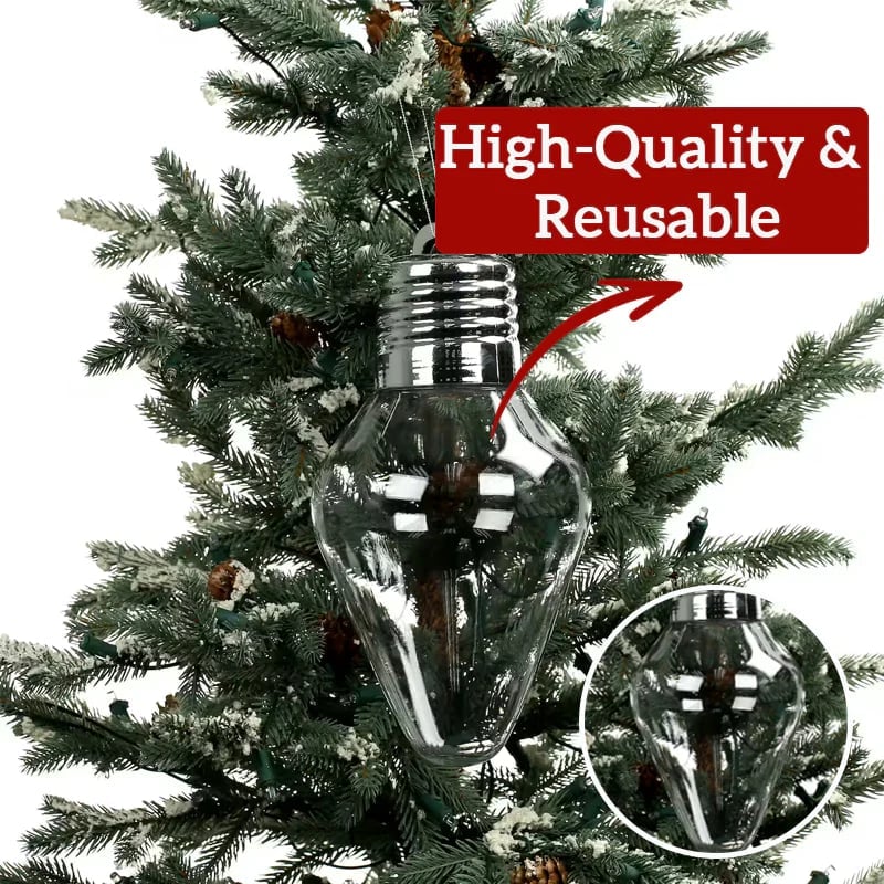 🔥Last Day 49% OF🎄Christmas Bulb Gift Jar💡Festive Ornament & Perfect Gift