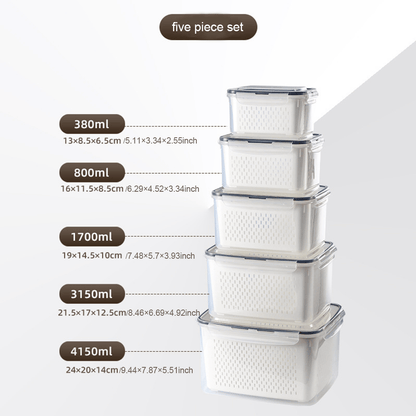 🍓 Food Storage Containers for Refrigerator Organization