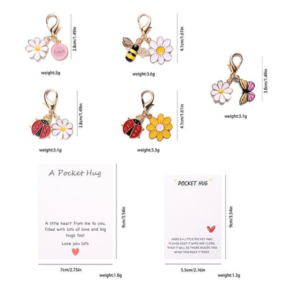 ✨Crafted by Hand-20 Sets Hug Favors(🦋Butterfly, Ladybird, Flower, Bee)