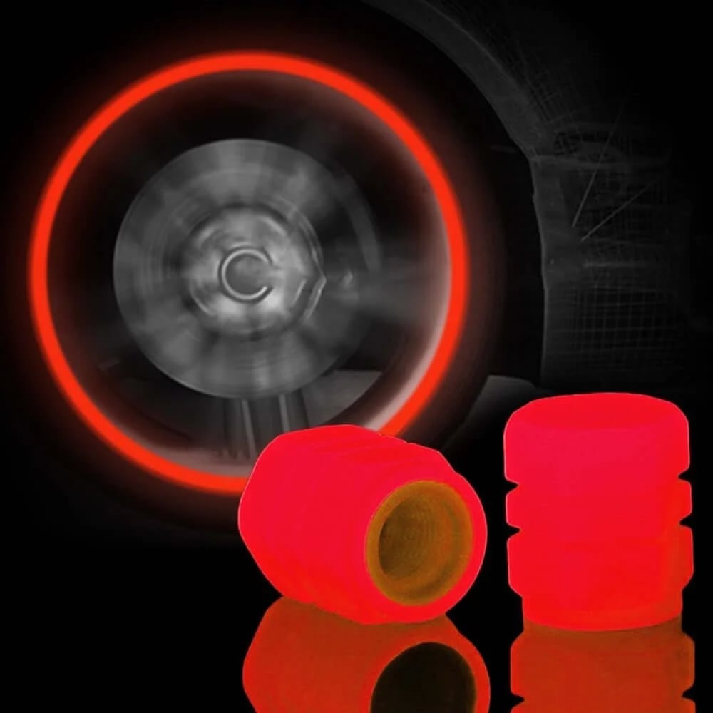 🔥Last Day 49% OFF💥💥Fluorescent Tire Valve Caps - Make Night Cycling More Cool😎