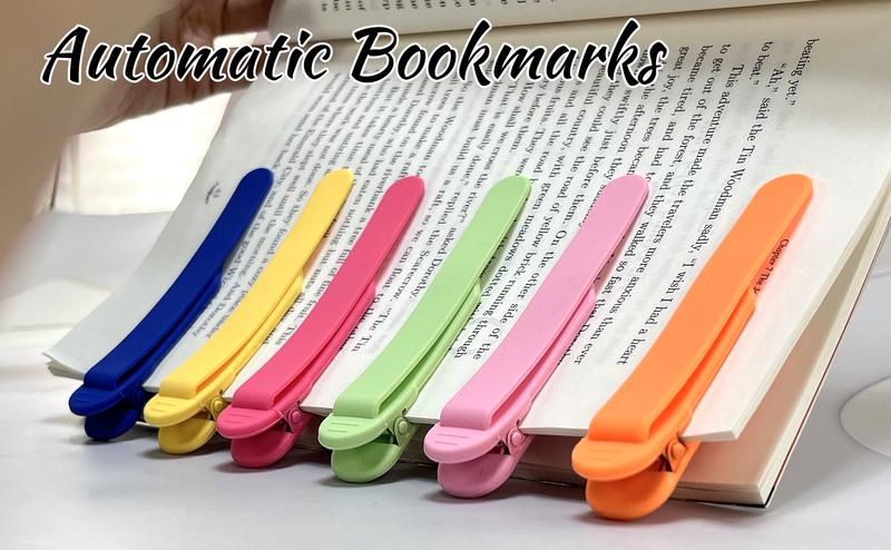 📖3Pcs Automatic Bookmark,Silicone Smart Book Marks-🎁Gifts for Book Lovers