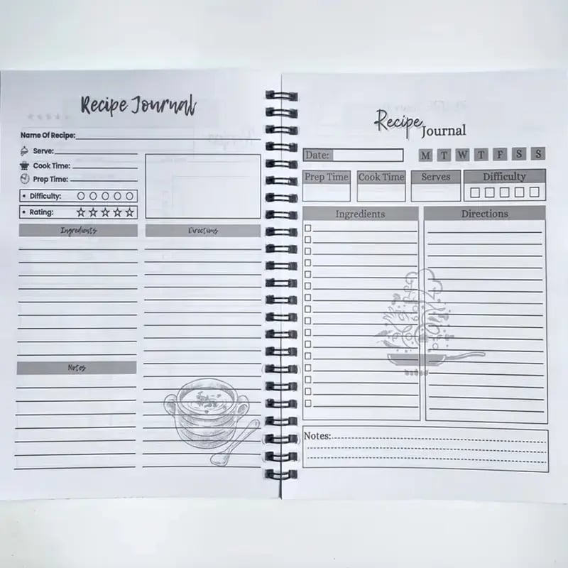 🔥Last Day 49% OFF - 🍳My Recipe Notebook 📕✨Hardcover