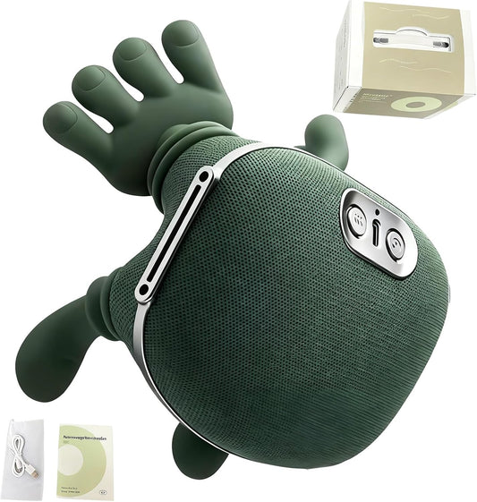 👍3D Shiatsu Neck & Shoulder Massager with Soothing Heat - Deep Tissue Kneading for Back & Neck Pain Relief