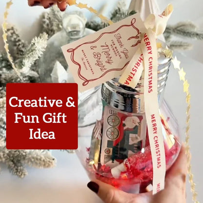 🔥Last Day 49% OF🎄Christmas Bulb Gift Jar💡Festive Ornament & Perfect Gift