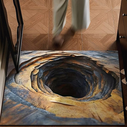 🔥Last Day 49% OFF👍Visual Illusion Endless Abyss Pattern HD Printed Non-Slip Doormat