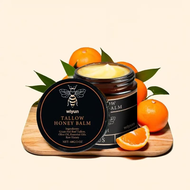 🍊This Week's Special Price 🎁Organic Grass-Fed Beef Tallow Balm with Raw Honey