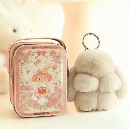 🎁Last Day Sale 49% OFF🐰 Handmade Soft Bunny PomPom Charms