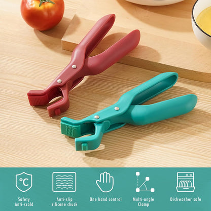 ✨Must-Have Kitchen Essential! Heat-Proof Hot Plate Gripper – Enjoy Worry-Free Cooking!